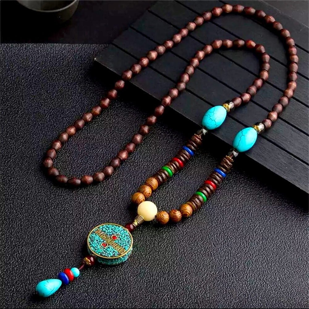 Long Wood Necklace
